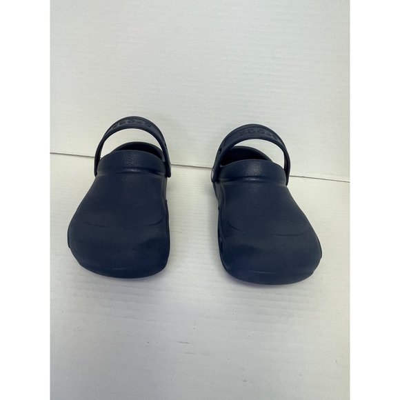 Crocs womens size 7 clogs bistro blue slip resistant comfort lightweight - Picture 8 of 16